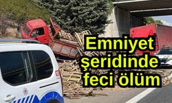 Emniyet şeridinde feci ölüm