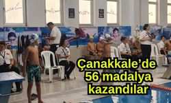 Çanakkale’de 56 madalya kazandılar