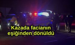 Kazada facianın eşiğinden dönüldü (Video)