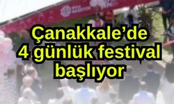 Çanakkale’de 4 günlük festival başlıyor