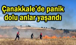Çanakkale’de panik dolu anlar yaşandı (Video)