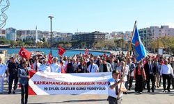 Çanakkale’de Gaziler Günü yürüyüşü gerçekleştirildi