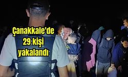 Çanakkale'de 29 kişi yakalandı