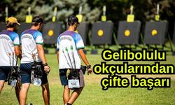 Gelibolulu okçularından çifte başarı