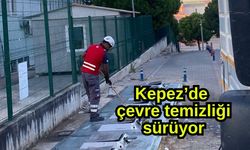Kepez’de çevre temizliği sürüyor