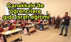 Çanakkale’de öğrencilere gıda israfı eğitimi