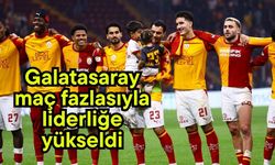 Galatasaray maç fazlasıyla liderliğe yükseldi