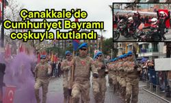 Çanakkale’de Cumhuriyet Bayramı coşkuyla kutlandı