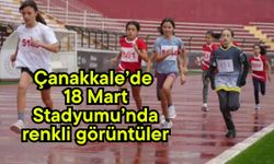 Çanakkale’de 18 Mart Stadyumu’nda renkli görüntüler