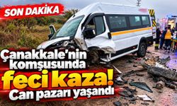 Çanakkale’nin komşusunda feci kaza! Can pazarı yaşandı
