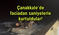 Çanakkale’de faciadan saniyelerle kurtuldular!