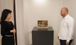 Biga’da sanat rüzgarı! Ecem Görür’ün sergisi açıldı