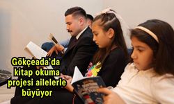 Gökçeada’da kitap okuma projesi ailelerle büyüyor