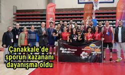 Çanakkale’de sporun kazananı dayanışma oldu