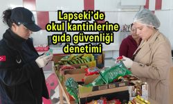 Lapseki’de okul kantinlerine gıda güvenliği denetimi