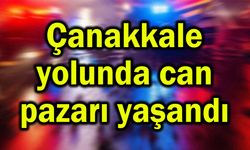 Çanakkale yolunda can pazarı yaşandı (Video)
