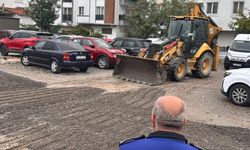 Çanakkale’de Cennet Otopark zemini düzeltildi