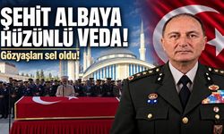 Şehit albaya hüzünlü veda (Video)