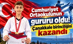 Çanakkale’de genç sporcudan büyük başarı