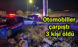 Otomobiller çarpıştı 3 kişi öldü (Video)