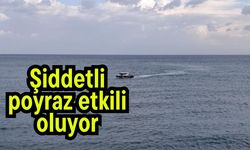 Şiddetli poyraz etkili oluyor