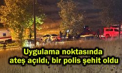 Uygulama noktasında ateş açıldı, 1 polis şehit oldu (Video)