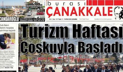 Burası Çanakkale Gazetesi 16 Nisan Çarşamba