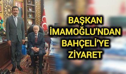 Başkan İmamoğlu’ndan Bahçeli’ye Ziyaret