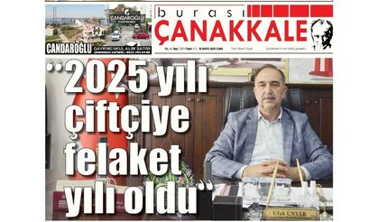 Burası Çanakkale Gazetesi 16 Mayıs Cuma