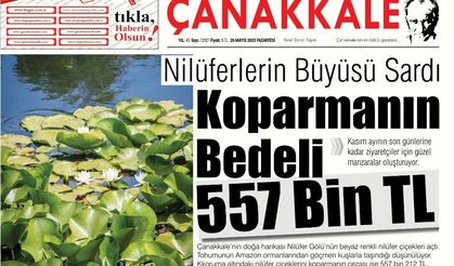 Burası Çanakkale Gazetesi 26 Mayıs Pazartesi