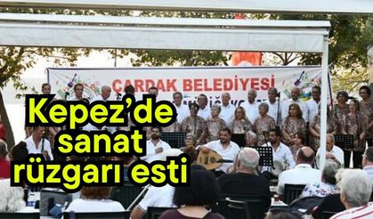 Kepez’de sanat rüzgarı esti