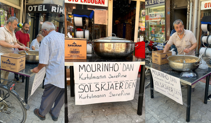 Hem Mourinho, hem de Solskjaer için helva dağıttı