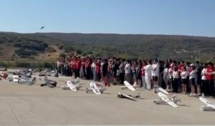 Gökçeada TEKNOFEST’te sıra ’Savaşan İHA Yıldızlar Yarışması’nda