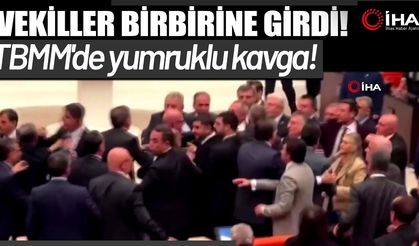 TBMM'de yumruklu kavga (Video)