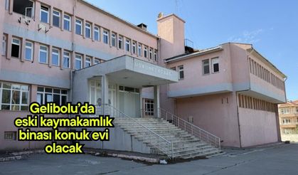 Gelibolu’da eski kaymakamlık binası konuk evi olacak (Video)