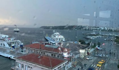 Çanakkale yağışa teslim oldu