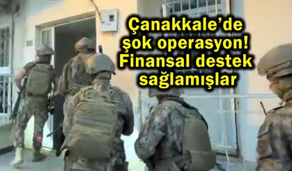 Çanakkale’de şok operasyonla yakalandılar (Video)