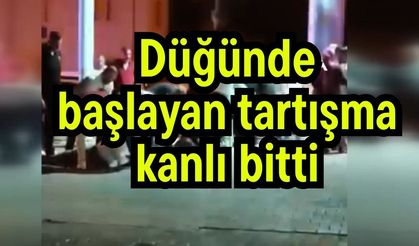 Düğünde başlayan tartışma kanlı bitti (Video)