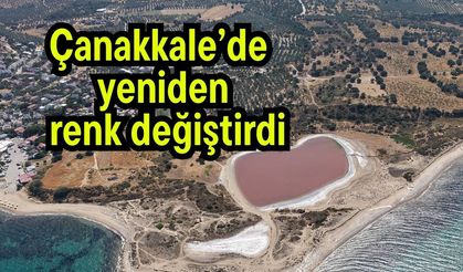 Çanakkale’de yeniden renk değiştirdi (Video)