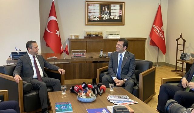 CHP Genel Başkanı Özel, İBB Başkanı İmamoğlu'nu ziyaret etti