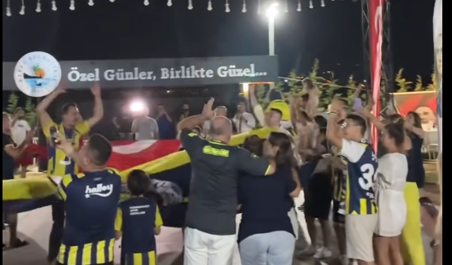 Çanakkale’de Fenerbahçelilerin coşkulu gecesi