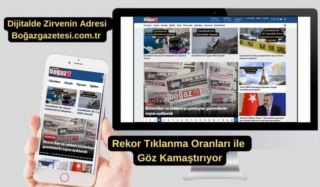 Boğaz Gazetesi İnternet Haber Sitesi'nden rekor üzerine rekor!