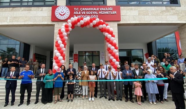 Aile ve Sosyal Hizmetler Bakanı Çanakkale'de açıklamalarda bulundu (VİDEO)