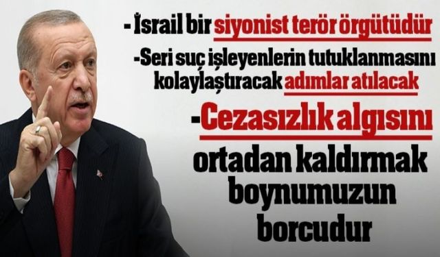 Cumhurbaşkanı Erdoğan'dan önemli açıklamalar!