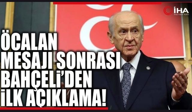 Bahçeli'den dikkat çeken açıklama! (VİDEO)