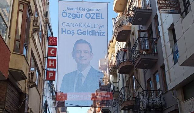 CHP Genel Başkanı Özgür Özel, Çanakkalelilerle buluşuyor