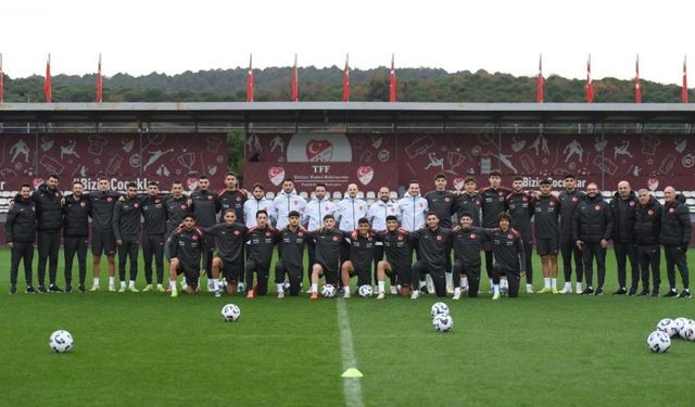 Ümit Milli Futbol Takımı, Sırbistan maçı hazırlıklarını tamamladı