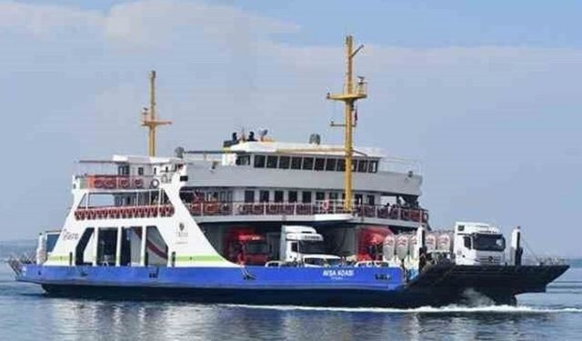 Güney Marmara Feribot Seferleri olumsuz hava şartları nedeniyle iptal edildi