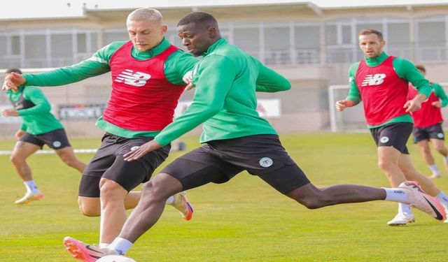 Konyaspor’da, Hatayspor maçı hazırlıkları devam etti