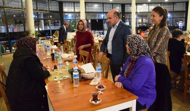 Çan'da anlamlı iftar buluşması